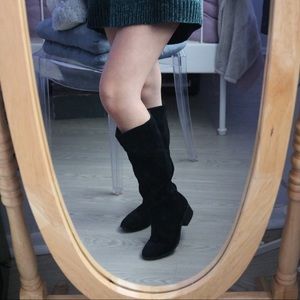 tall black boots